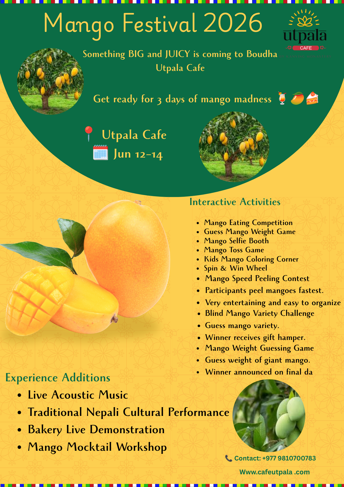 Utpala Mango Festival 2026 Poster